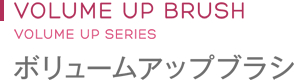 ボリュームアップブラシ